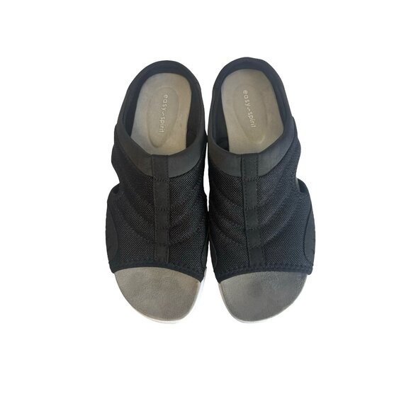 Easy Spirit Traciee Slide Sandals 8 Narrow (N, AA) Black - Picture 3 of 11